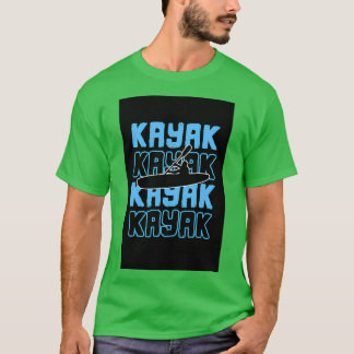 Camiseta Kayak Kayaker Kayaking Regalo de canoa de remo