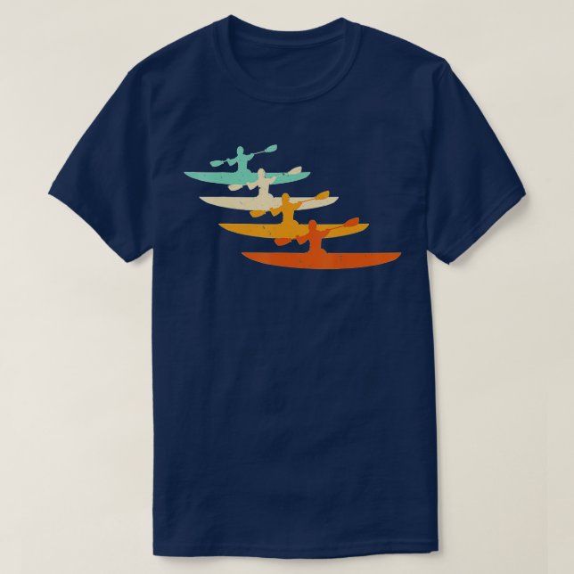 Camiseta Kayak Kayaking Kayaker Canoe Canoeing Paddle (Diseño del anverso)