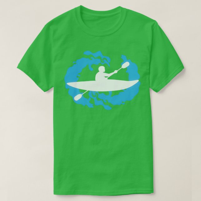 Camiseta Kayak Kayaking Kayaker Paddling Gift Idea (2) (Diseño del anverso)