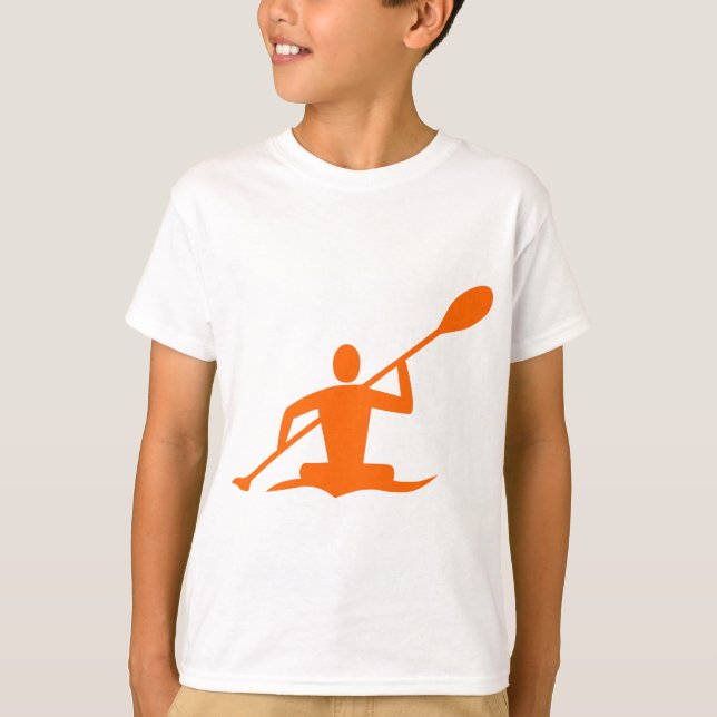 Camiseta Kayak - Naranja (Anverso)