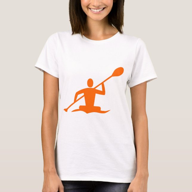 Camiseta Kayak - Naranja (Anverso)
