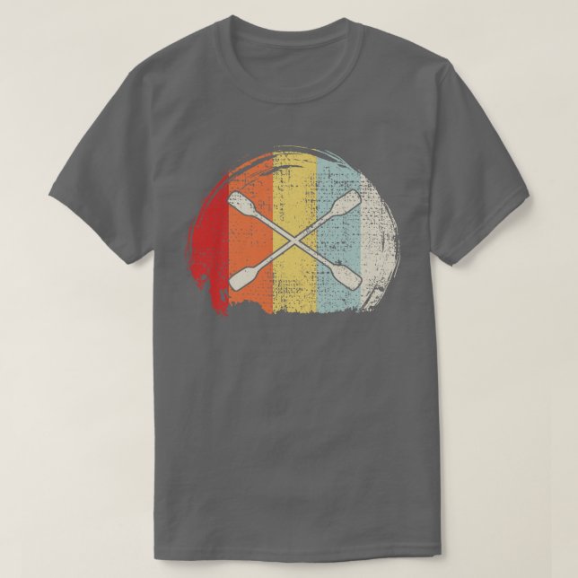 Camiseta Kayak Paddle Retro (Diseño del anverso)