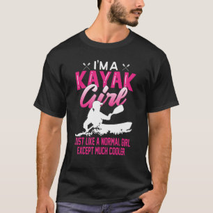 Camiseta Kayak Para Mujeres Guay Kayak Chica Paddling
