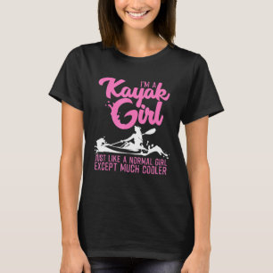 Camiseta Kayak Para Mujeres Guay Kayak Chica Paddling 1