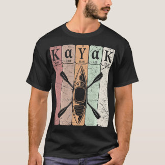 Camiseta Kayak Periódicos Elementos de Mesa Kayak Kayaking
