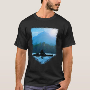 Camiseta Kayak Pez Pedal Conductor Kayak Angler Fisherman