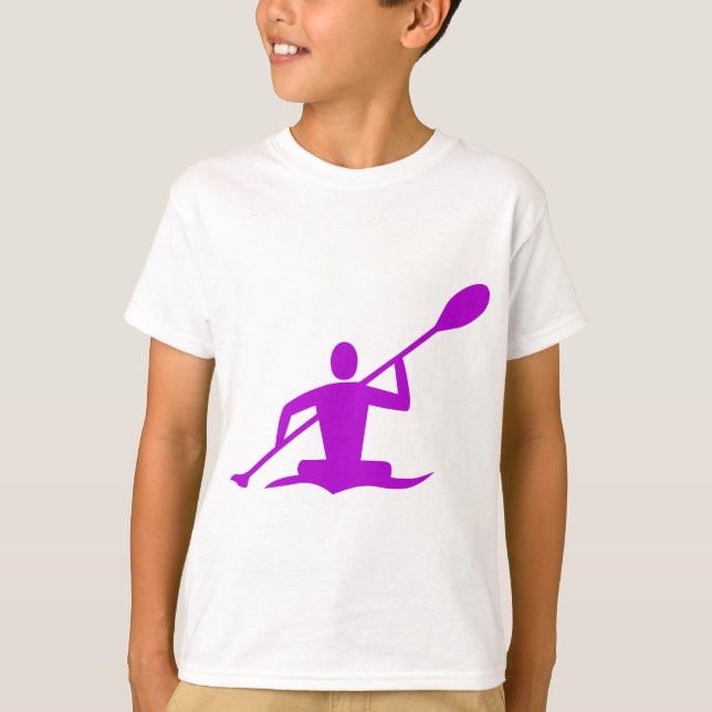 Camiseta Kayak - Púrpura (Anverso)