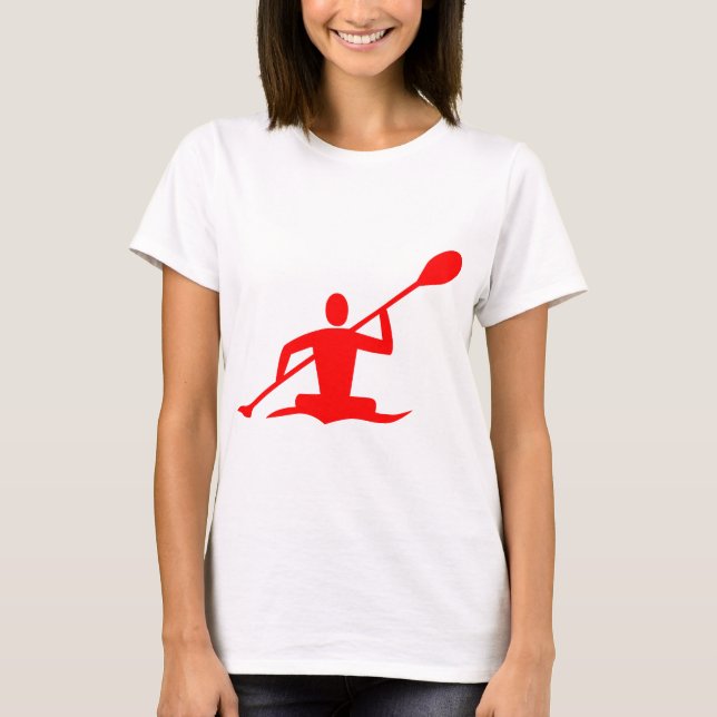 Camiseta Kayak - Rojo (Anverso)