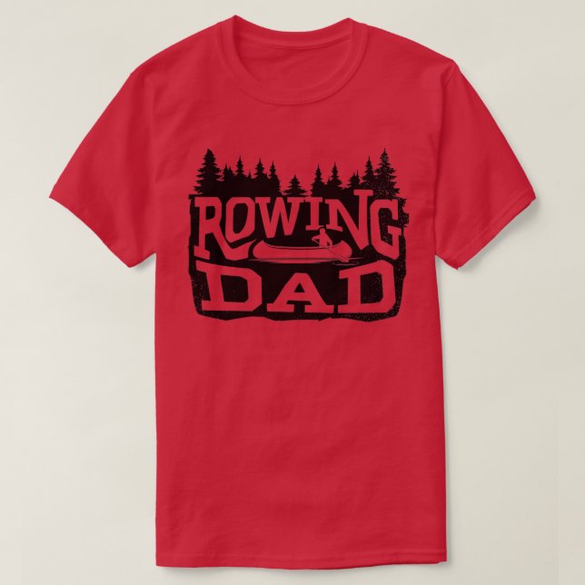 Camiseta Kayak Rowing Dad (Diseño del anverso)
