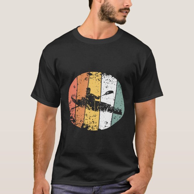 Camiseta Kayak Rowing Rower Vintage (Anverso)