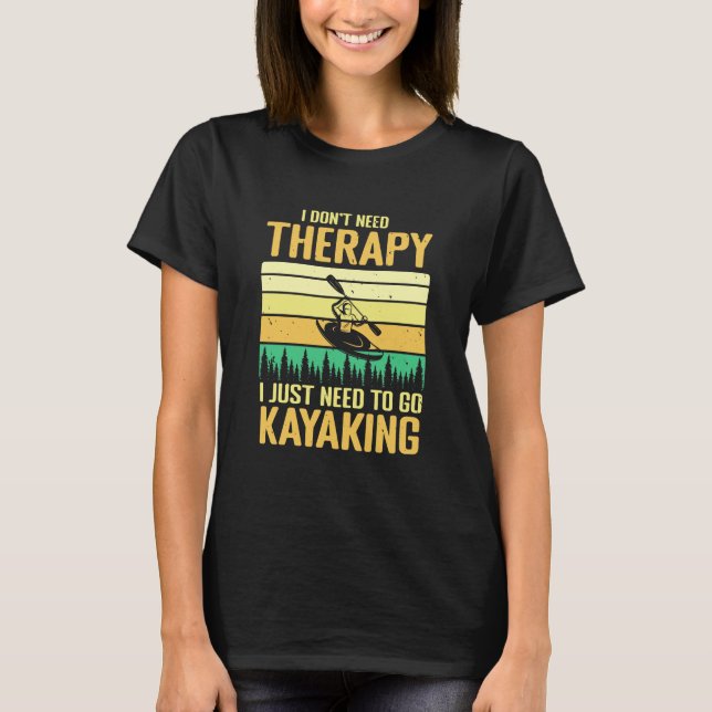 Camiseta Kayak therapy (Anverso)