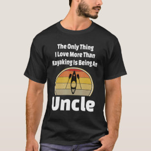 Camiseta Kayak Uncle Kayak Retro Kayaker Retro Sunset