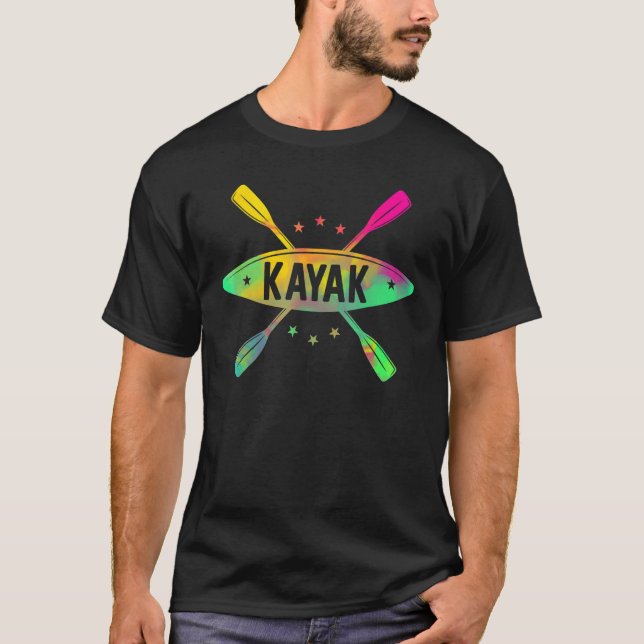 Camiseta Kayak Water Sports Kayak Gear Paddling Kayakin (Anverso)