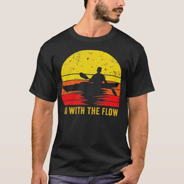 Camiseta Kayak Whitewater Regalo de piragüismo Kayaker Kaya (Anverso)