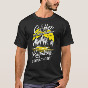 Camiseta Kayak Y Coffe Mountain Lake Kayak