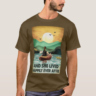 Camiseta Kayak Y Ella Vivió Feliz Nunca Después 