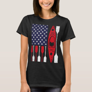 Camiseta Kayak y paddle Bandera estadounidense Canoa USA Ka