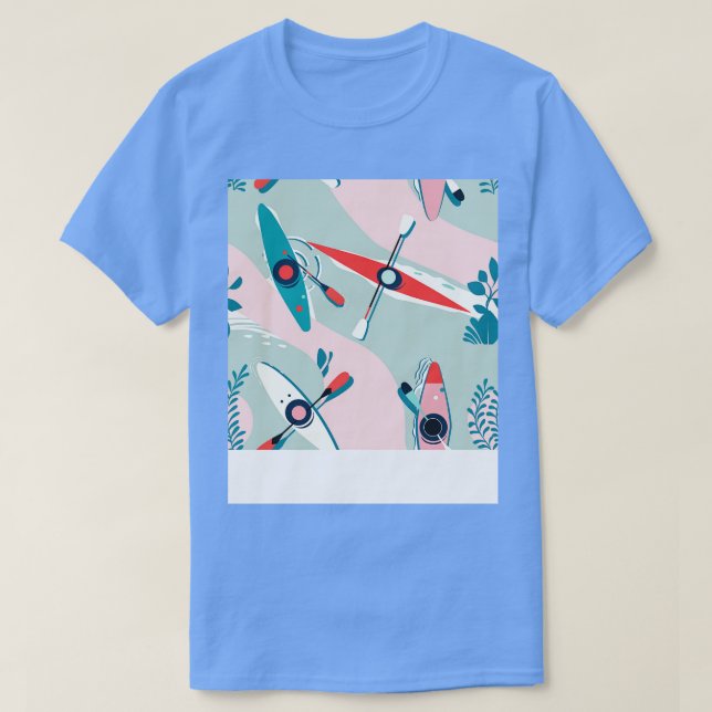 Camiseta Kayaker Canoe Bote (Diseño del anverso)