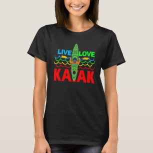 Camiseta Kayaker Paddling Kaya