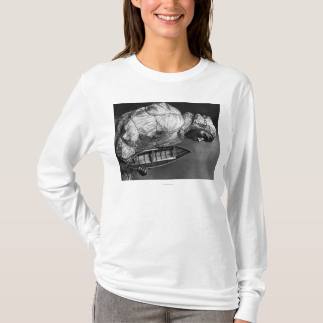 Camiseta Kayaker que lleva la chaqueta impermeable con el (Anverso)