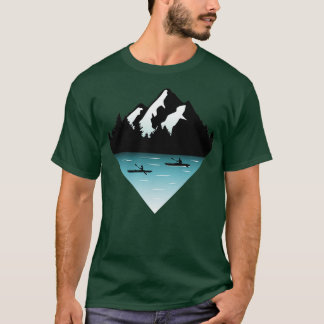 Camiseta Kayakers Forrest y Canoa de las montañas