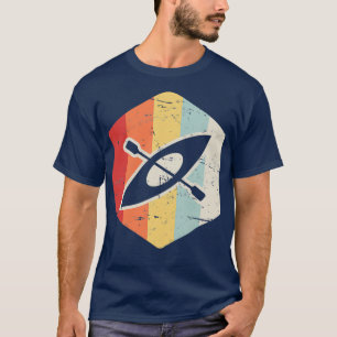 Camiseta Kayaking amp White Water Kayak Retro Vintage