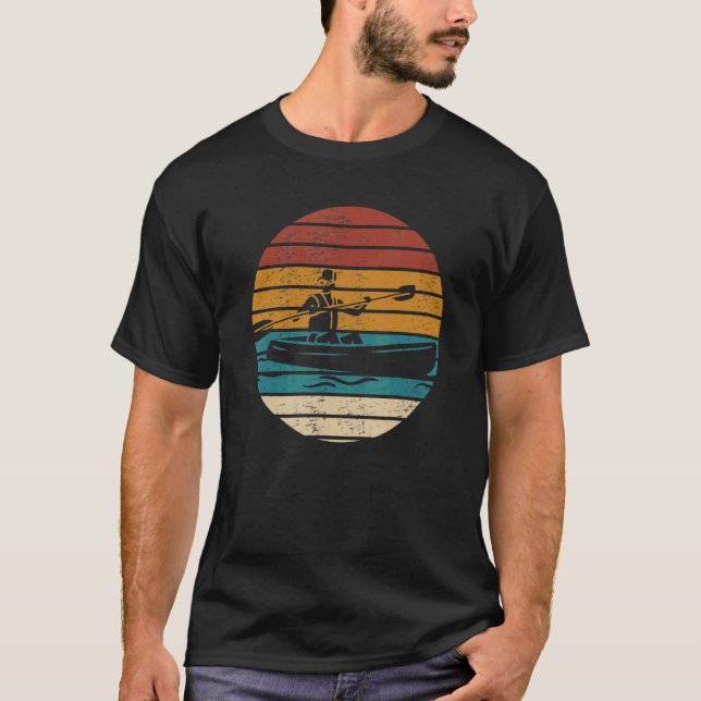 Camiseta Kayaking Canoe Boating Vintage Kayak (Anverso)