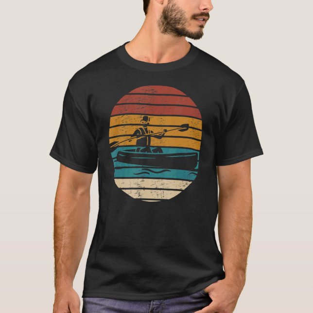 Camiseta Kayaking Canoe Boating Vintage Kayak (Anverso)