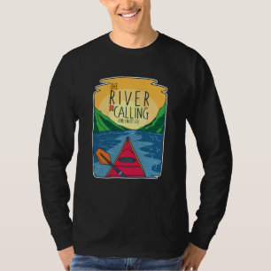 Camiseta Kayaking: el río llama y debo ir