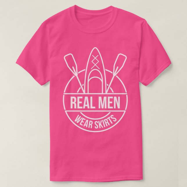 Camiseta Kayaking Gift Product Outdoors Kayak Real Men Wear (Diseño del anverso)