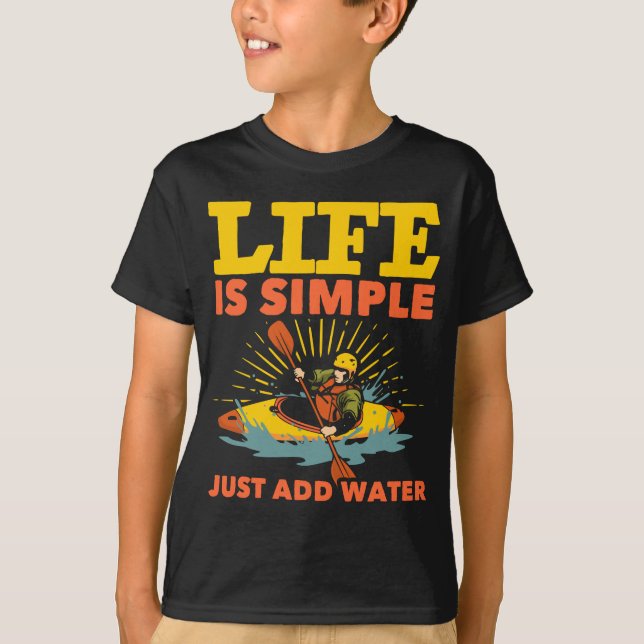 Camiseta Kayaking Hobby Kayak Life (Anverso)
