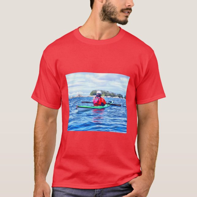 Camiseta Kayaking in the Baranof Islands in Alaska Oversize (Anverso)