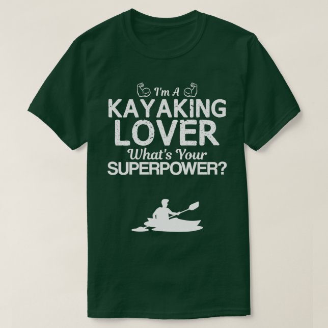 Camiseta Kayaking Lover Diseño De Regalo Muy Gracioso (Diseño del anverso)