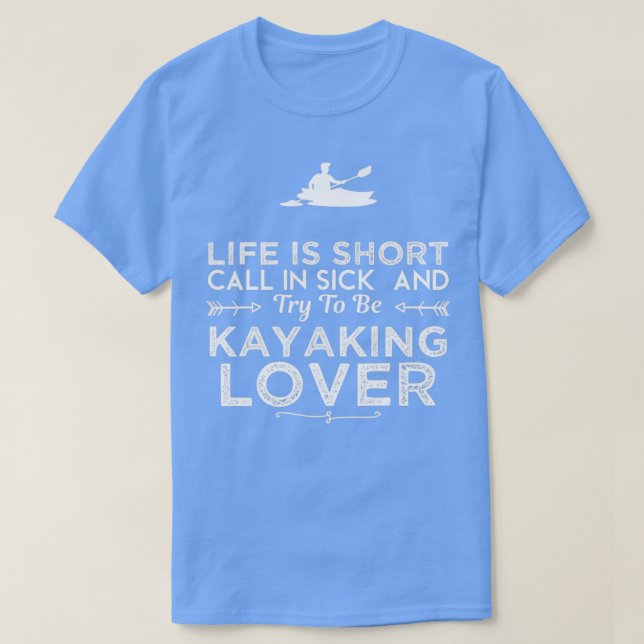 Camiseta Kayaking Lover Gracioso Diseño Para Regalo (2) (Diseño del anverso)