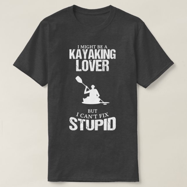 Camiseta Kayaking Lover Gracioso Diseño Para Regalo (3) (Diseño del anverso)