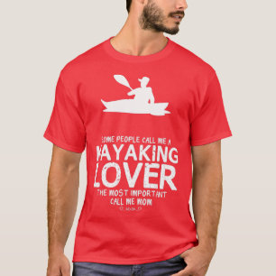 Camiseta Kayaking Lover Mom Gracioso Diseño Para Regalo