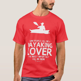 Camiseta Kayaking Lover Mom Gracioso Diseño Para Regalo