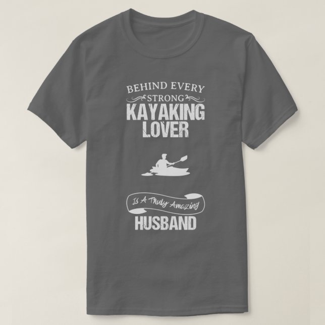 Camiseta Kayaking Lover Sorprendente Esposo Gracioso Por Re (Diseño del anverso)