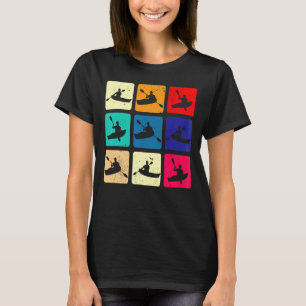 Camiseta Kayaking Me Hace Retro Paddel Juntos Kanu Paddel