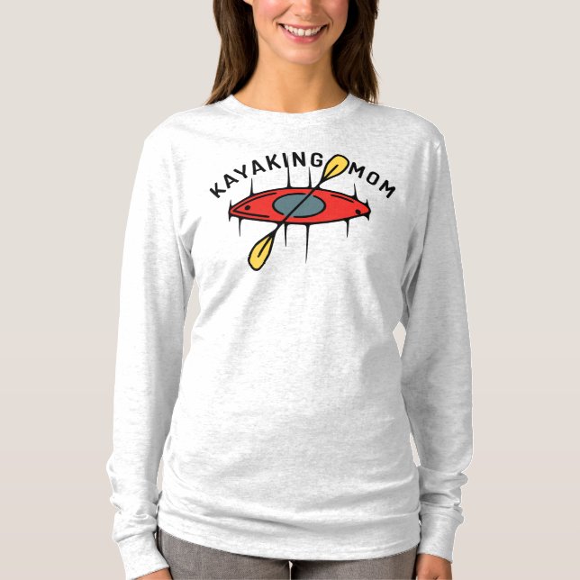 Camiseta Kayaking Mom (Anverso)