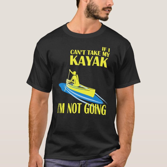 Camiseta Kayaking No voy (Anverso)