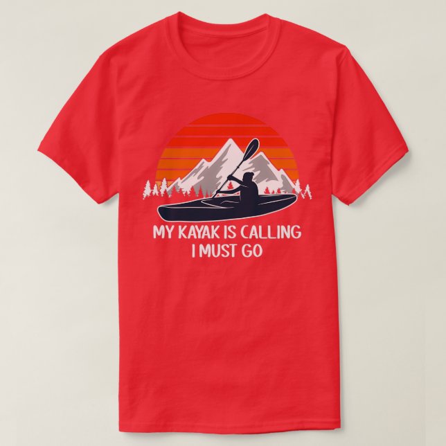 Camiseta Kayaking Paddle Rowing 2 (Diseño del anverso)