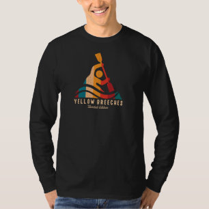 Camiseta Kayaking: Respiraciones amarillas retro