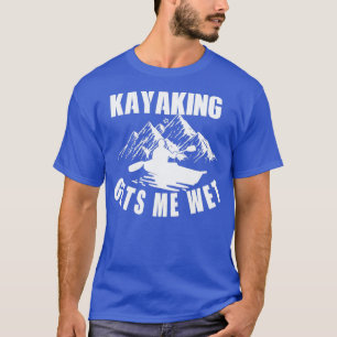Camiseta Kayaking Traerme un regalo de Kayak Desi al aire l