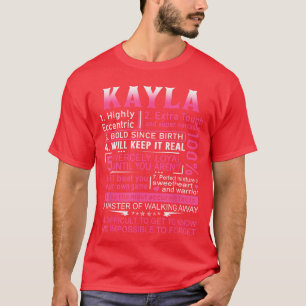 Camiseta Kayla Nombre Personalizado Kayla Primer Nombre vin