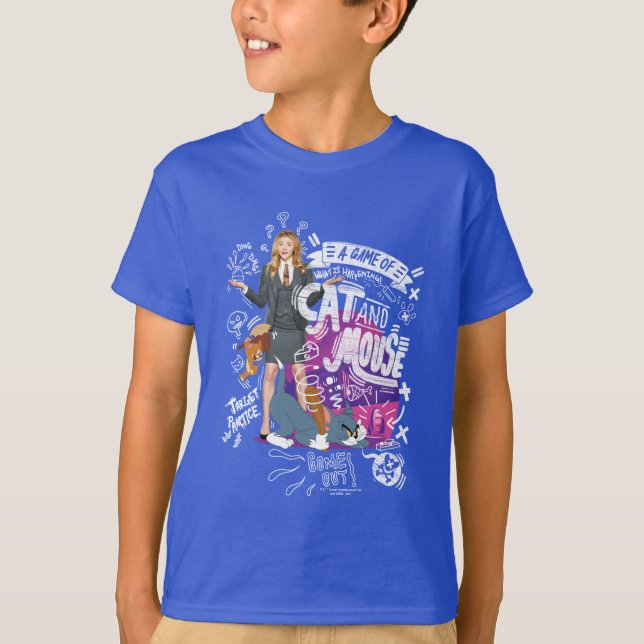 Camiseta Kayla, Tom y Jerry - Un juego de gato y ratón (Anverso)