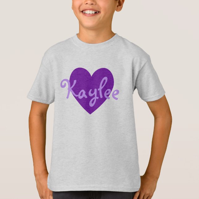 Camiseta Kaylee en morado (Anverso)