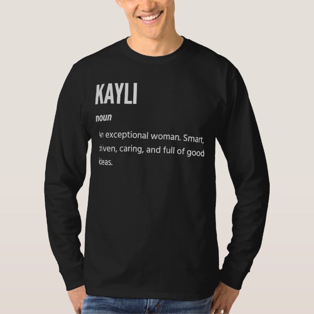 Camiseta Kayli es una mujer excepcional (Anverso)
