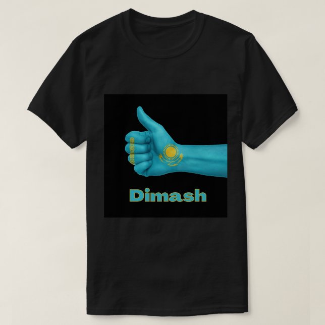 Camiseta Kazajistán DIMASH Kudaibergen Mundos de mejor cant (Diseño del anverso)