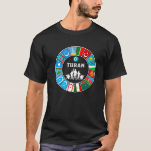 Camiseta Kazajistán: Gokturk Turan Bandera Turca Bayragi